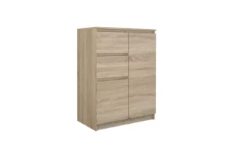 Minimalistyczna komoda Dalio 2D2S Dąb sonoma