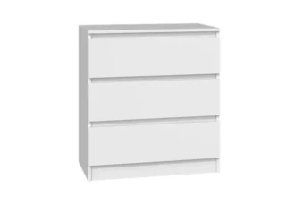 Nowoczesna komoda Malwi z 3 szufladami do sypialni