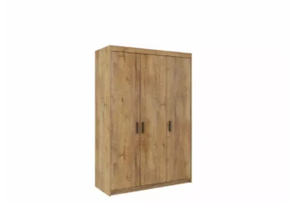 Nowoczesna szafa na ubrania Ele 3 w kolorze dąb lefkas