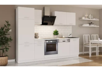 Estetyczne meble kuchenne Tasos II z technologią ABS