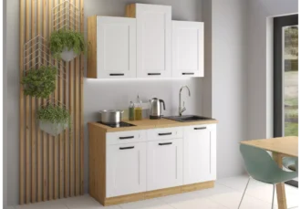 Wytrzymałe meble kuchenne Holly III w matowym wykończeniu